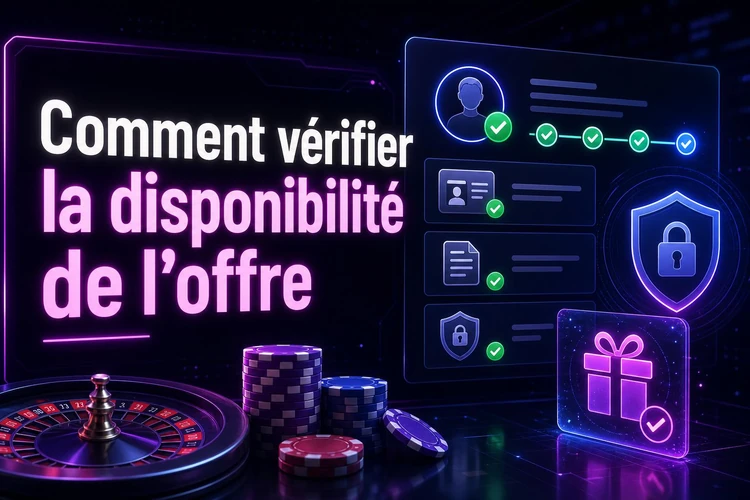 Comment vérifier la disponibilité de l'offre