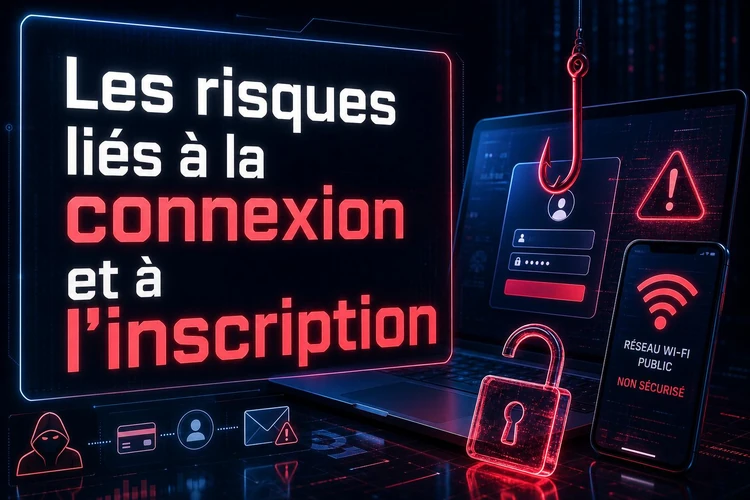 Les risques liés à la connexion et à l'inscription