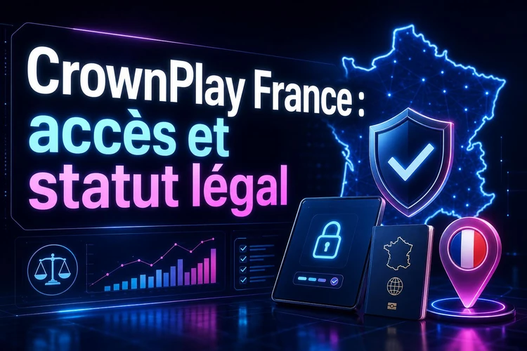 CrownPlay France: accès et statut légal