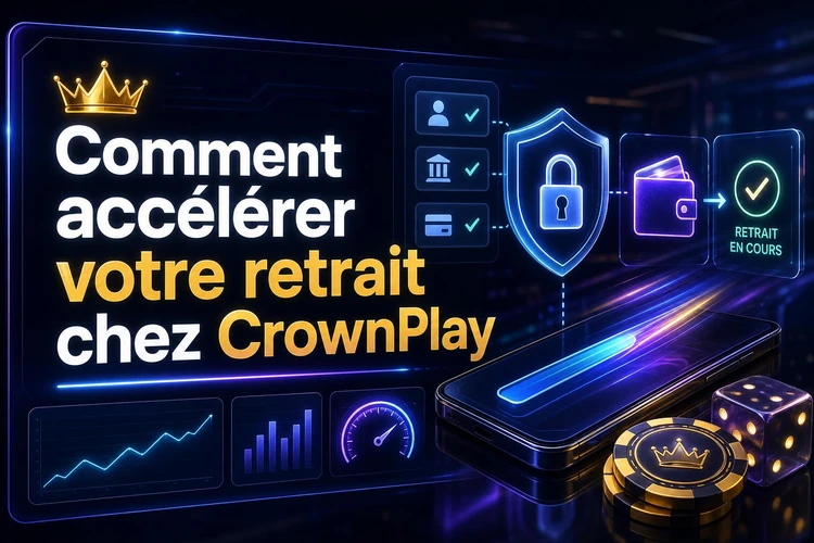 Comment accélérer votre retrait chez CrownPlay