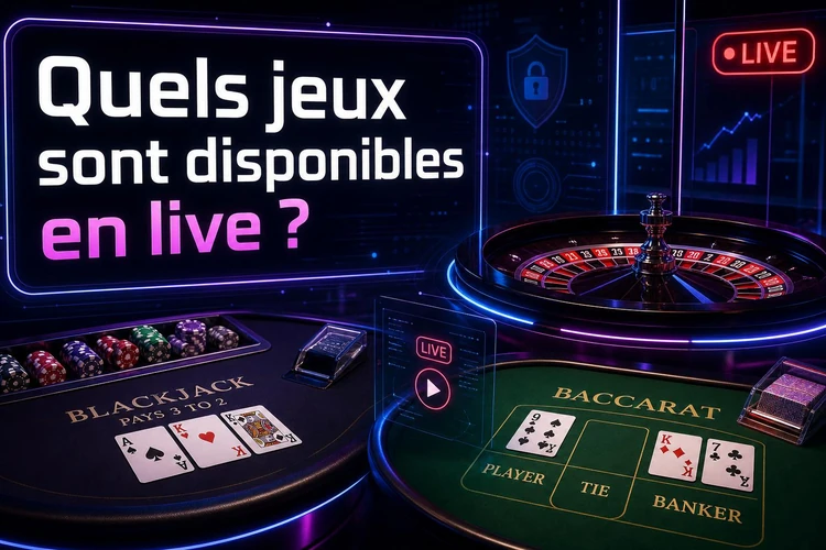 Quels jeux sont disponibles en live?