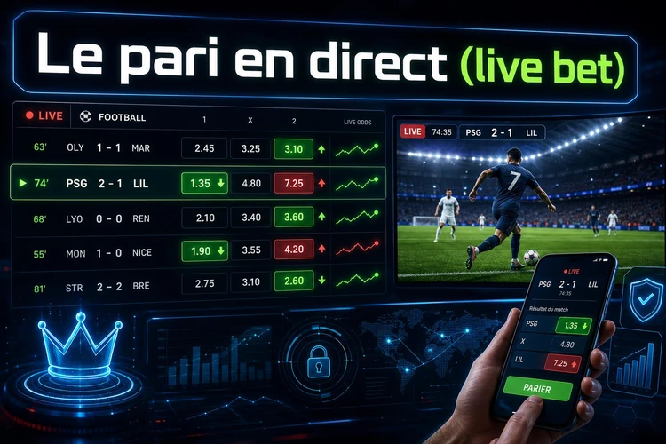 Le pari en direct (live bet)
